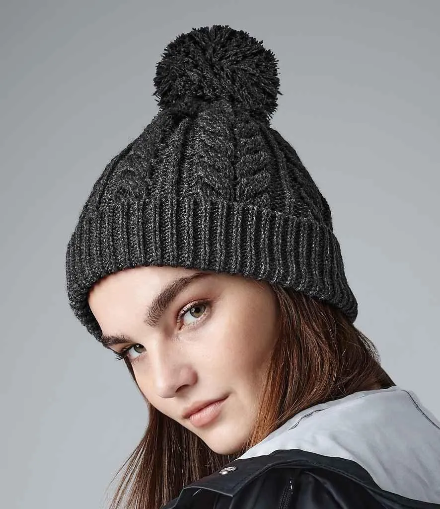 Beechfield Cable Knit SnowstarÂ® Beanie