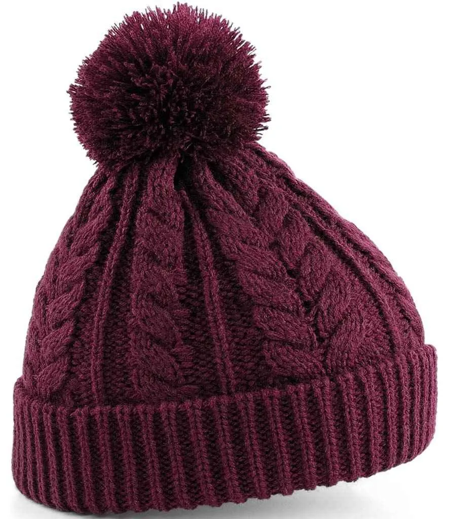 Beechfield Cable Knit SnowstarÂ® Beanie