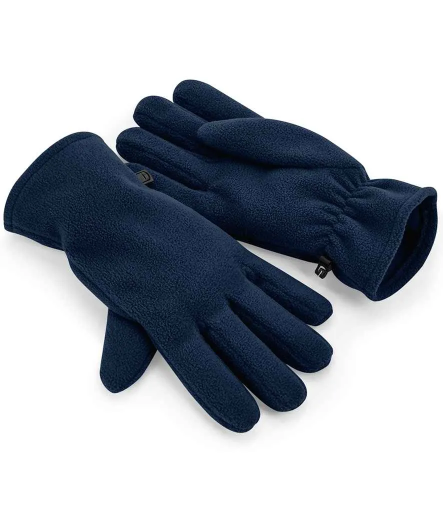 Beechfield Recycled Fleece Gloves | French Navy