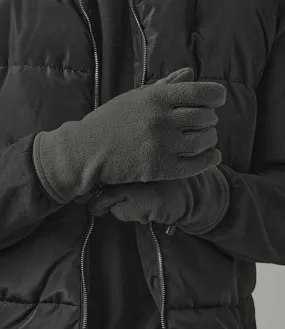 Beechfield Recycled Fleece Gloves | Steel Grey
