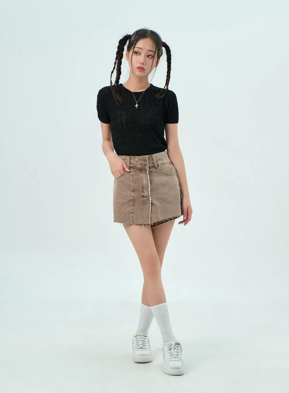 Cable Knit Summer Sweater BY322