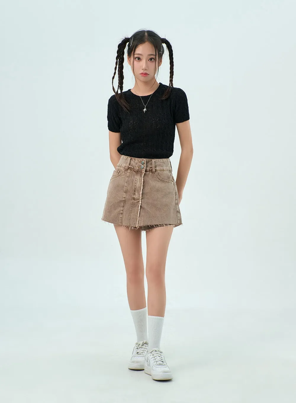 Cable Knit Summer Sweater BY322