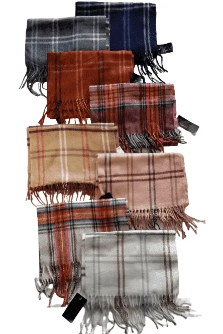 Cejon selection of colored scarves