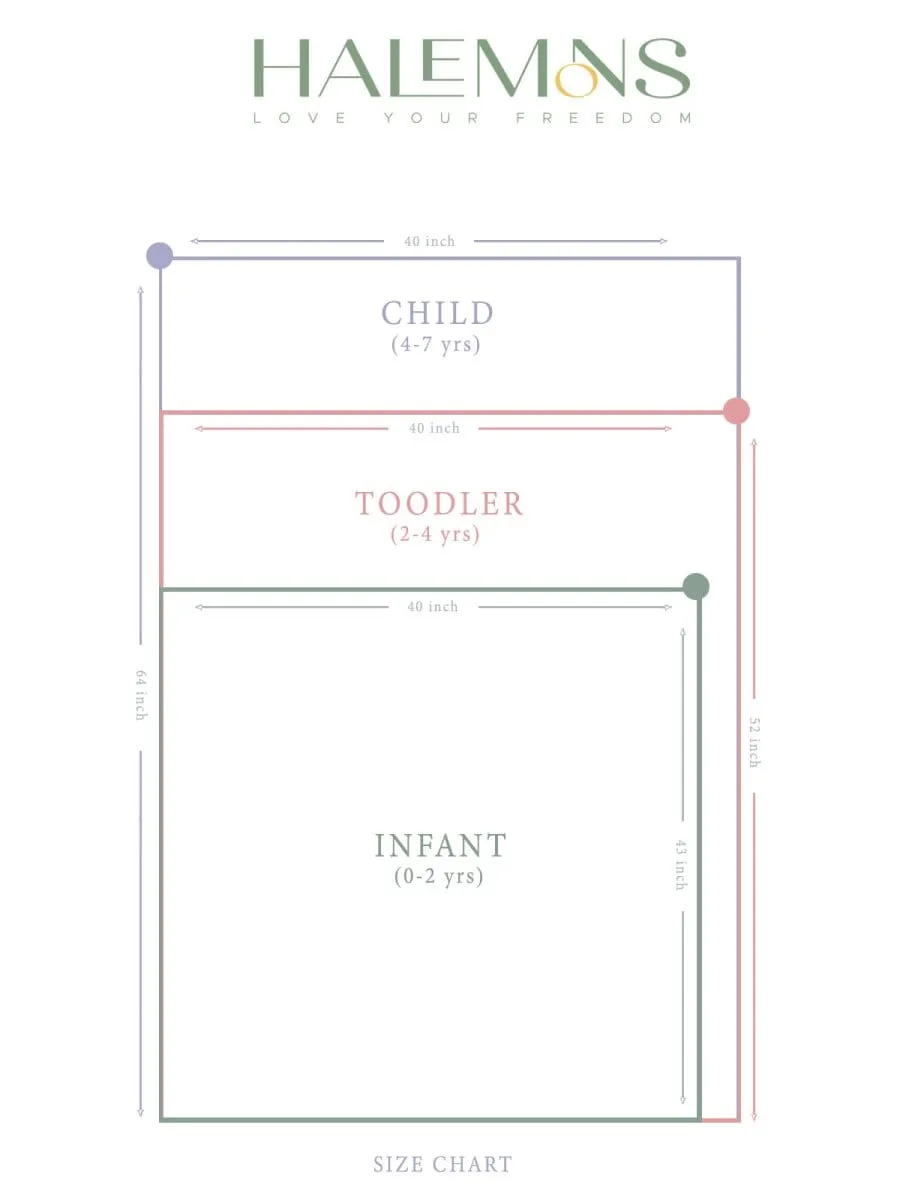 Crochette Pattern Embroidered Reversible Unisex Baby Kids Blanket