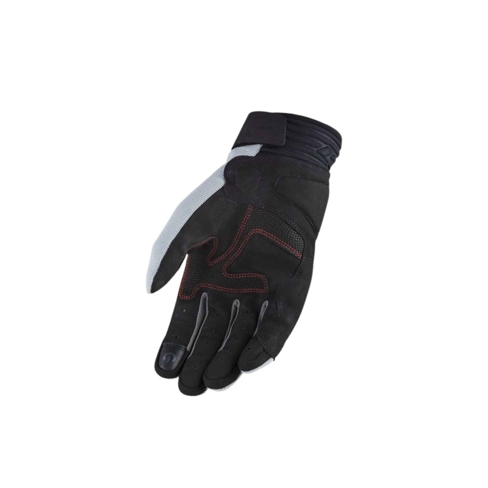 LS2 Protective Motorcycle Gloves MG016 Black/Grey/Red - 609322