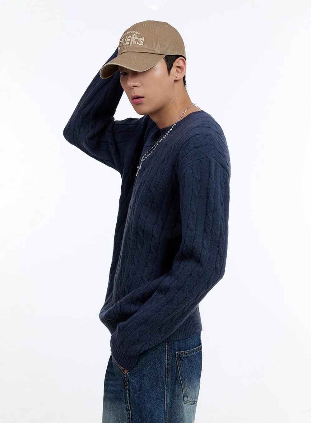 Men's Cable Knit Sweater IG427