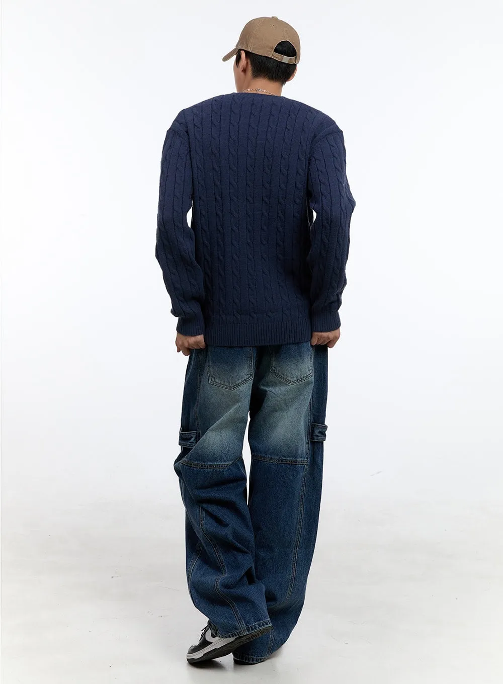 Men's Cable Knit Sweater IG427
