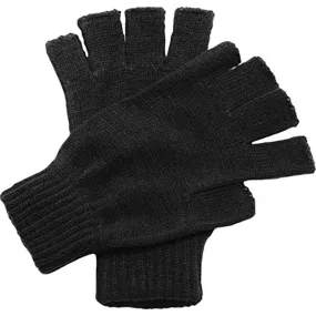Men's Thermal Black Fingerless Magic Gloves - Case of 12